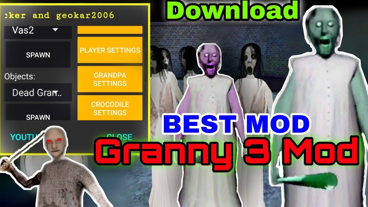 How to download granny chapter 3 mod menu