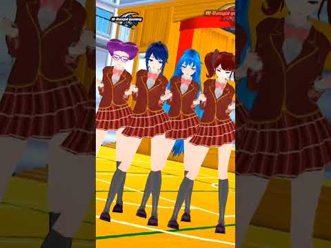 Chika and friends recreating tiktok viral part 2 #sakuraschoolsimulator #sakuraschool #sakura #sss