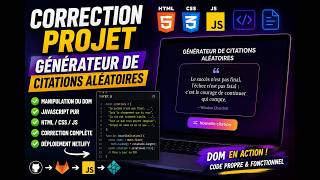 Exercice : JavaScript - Générateur de citation aléatoire screenshot 2