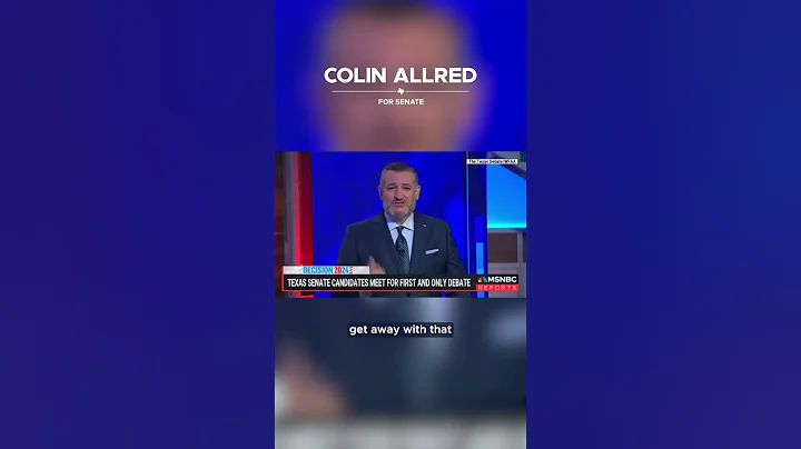 Colin Allred on MSNBC: Lyin’ Ted was back at the debate, but he can't fool Texans