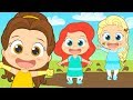 Five Little Babies with Disney Princess | Elsa, Ariel, Belle | Nursery Rhymes with  music for kids