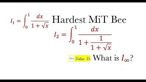 2017 MIT Integration Bee (15) - A Hidden Fibonacci Integral!