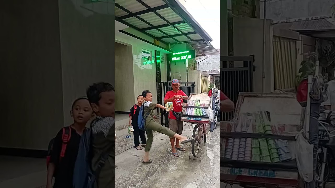 Takjil gratis ice cream diamon