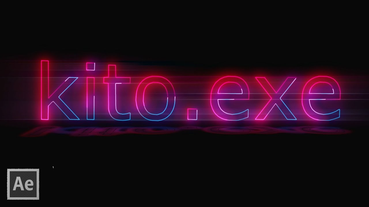 How to make Neon Text Animation in After Effects - After Effects ...