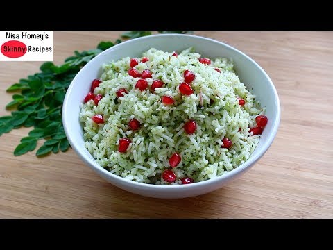 Moringa Rice Recipe - How To Make Moringa Rice - Gluten Free Recipes For Weight Loss -Skinny Recipes