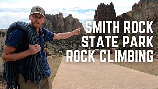 Rock Climbing at Smith Rock State Park in Oregon