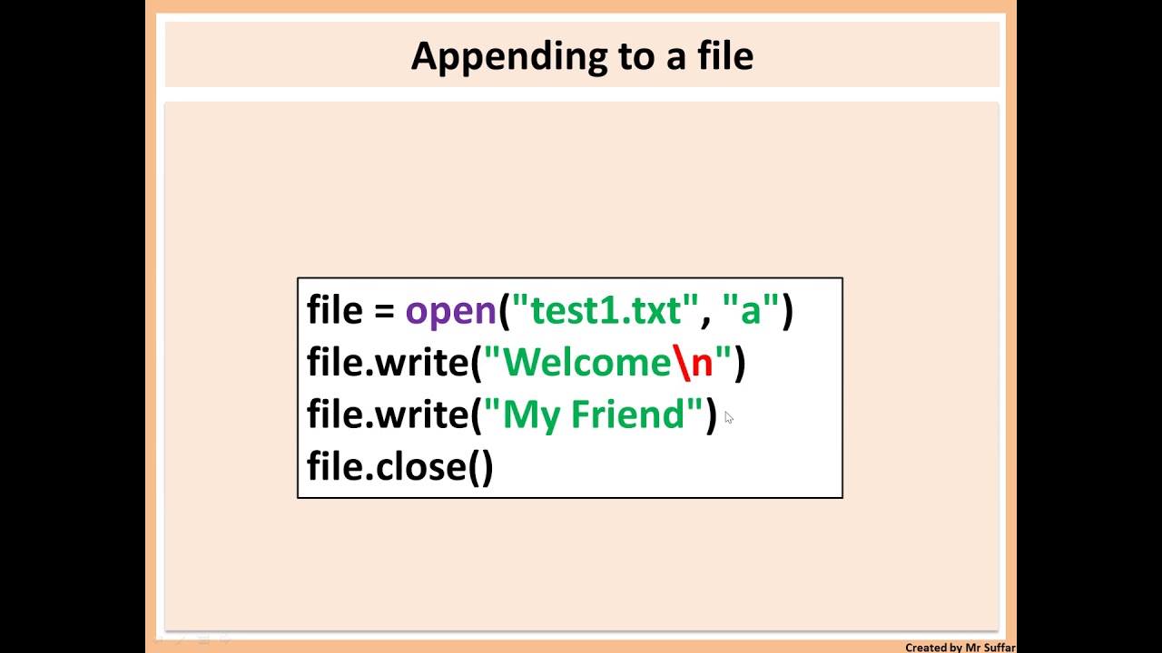 File handling - reading from a file - YouTube