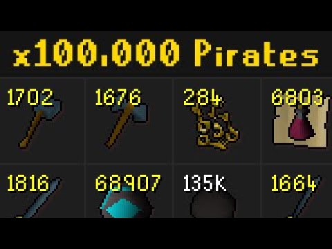 Loot from 100,000 Zombie Pirates (FINALE)