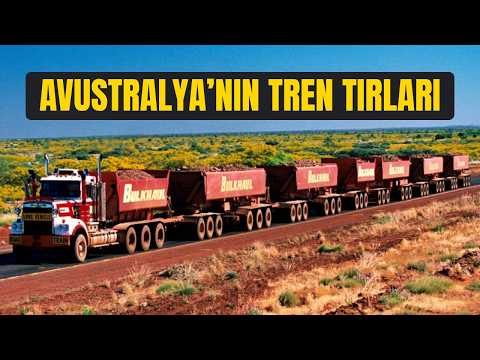 Avustralya’nın Devasa Road Train Tırları 🚛 | Tren Gibi Uzun Kamyonlar!