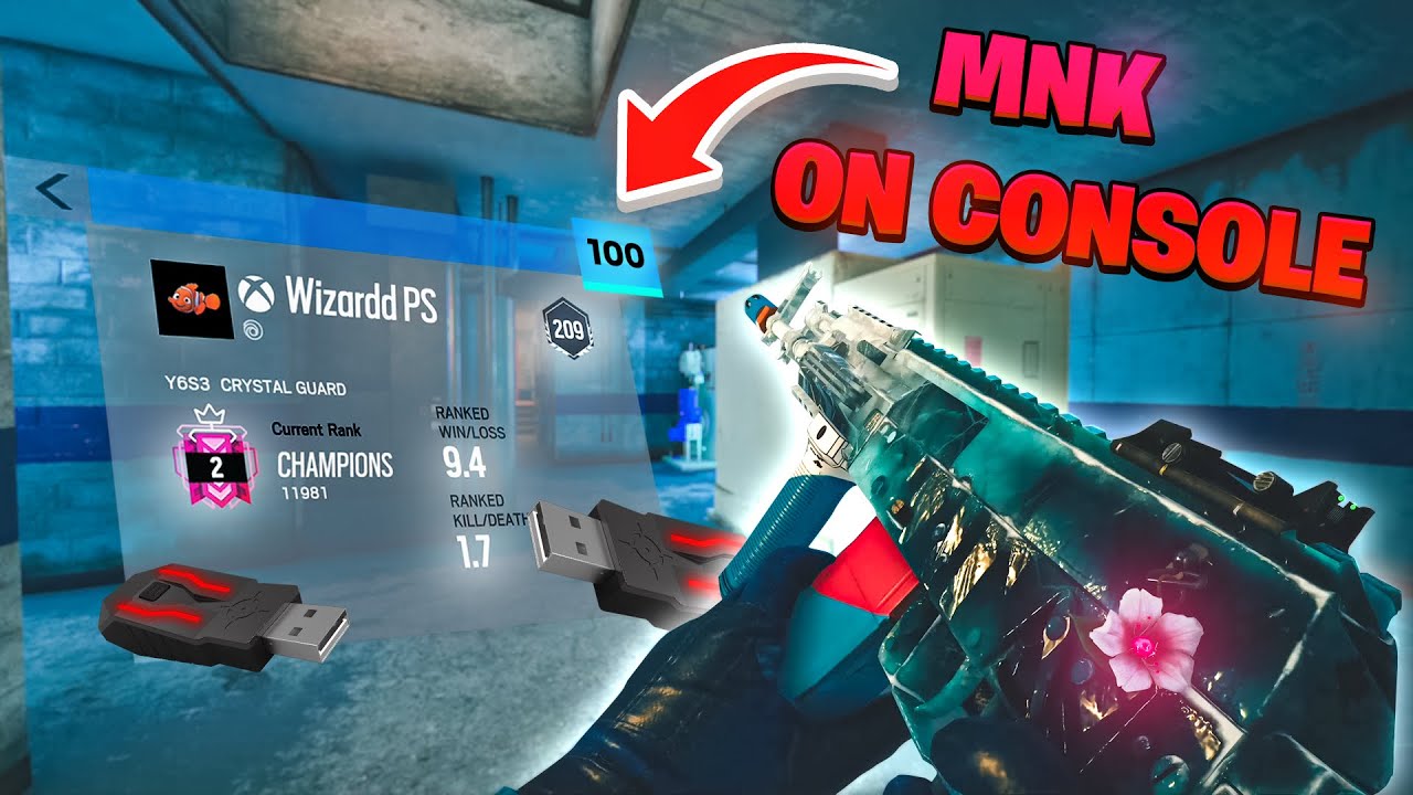 Реакция на консольного игрока №1 Mnk