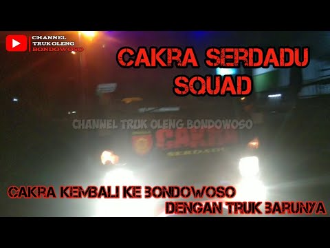 Cakra serdadu kembali datang ke bondowoso truk  yang warna  