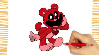 How To Draw BOBBY BEARHUG I POPPY PLAYTIME