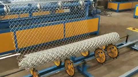 2.5m/3m width one person operated single wire fully automatic chain link fence machine for sale