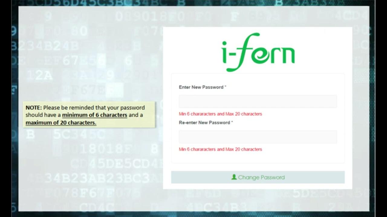 iFERN Dashboard Tutorial HOW TO LOGIN TO MY I FERN ACCOUNT YouTube