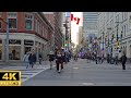 Downtown calgary 4k walking tour 