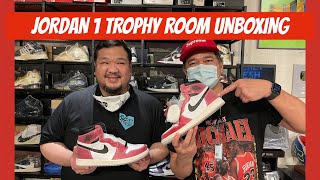 JORDAN 1 TROPHY ROOM UNBOXING WITH BIGBOY CHENG