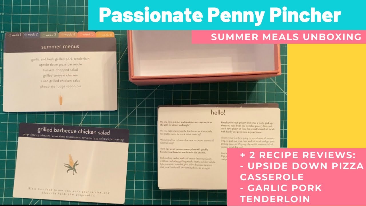Passionate penny pincher recipe box