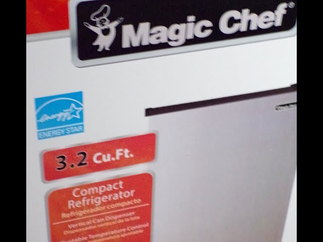 Magic Chef 3.2 cu. ft. Mini Fridge without Freezer in Platinum Steel  MCAR320PSE - The Home Depot