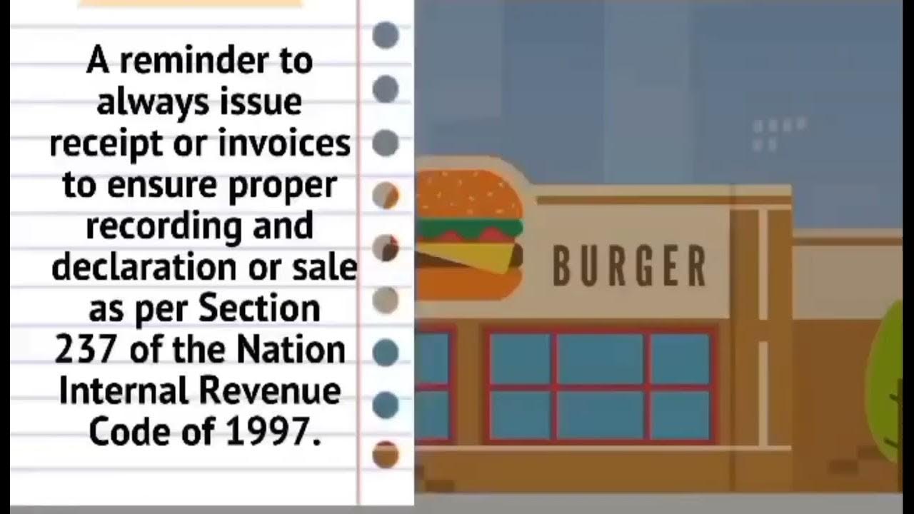 Bir issuance of receipts invoices importance youtube