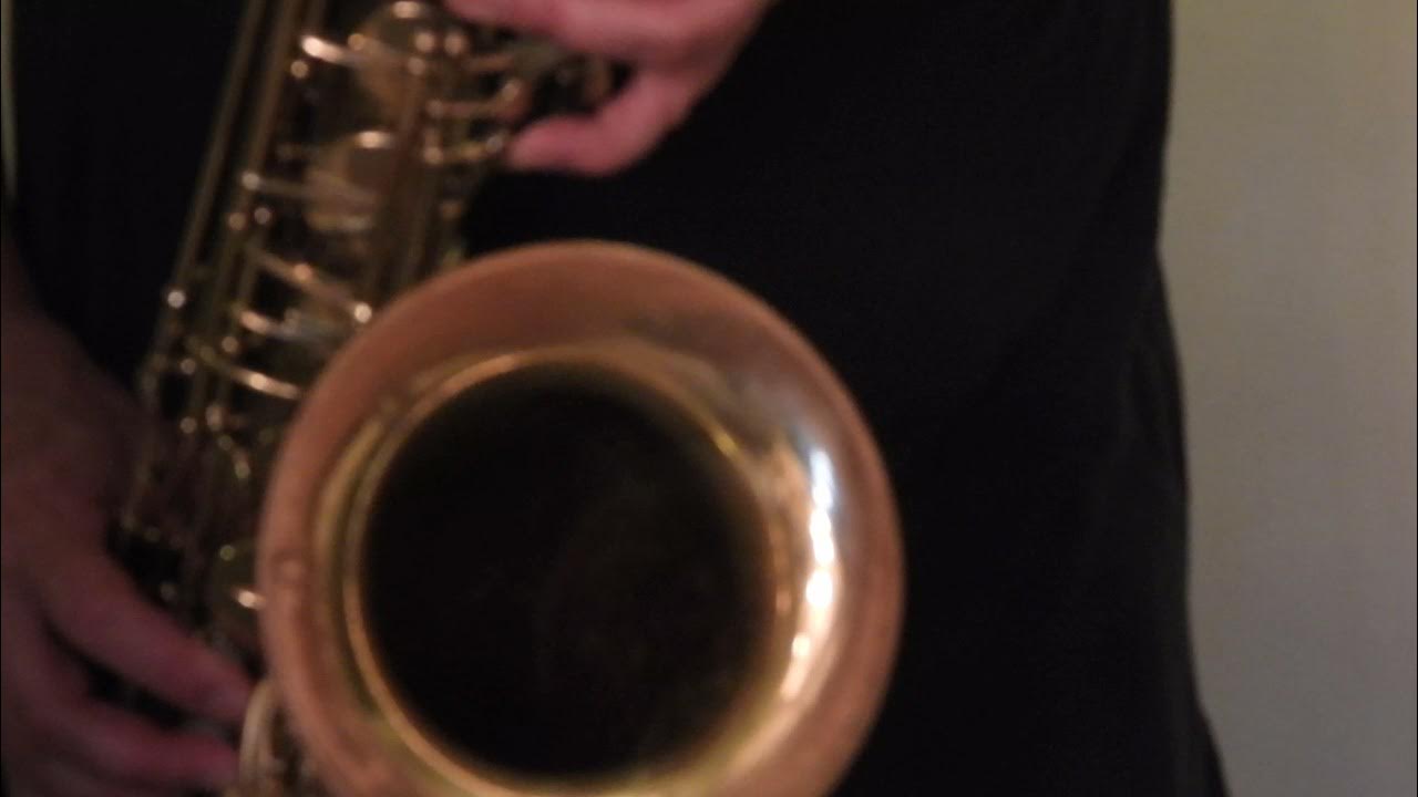 Altissimo notes on tenor sax April 2021 YouTube