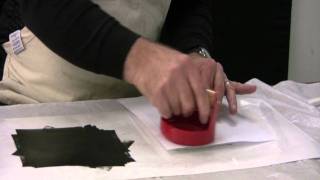 Printing A Lino Block - Printmaking With Keith Moreau