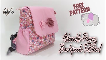 BACKPACK DIY TUTORIAL | How to Sew Backpack for Kids | Cara Menjahit Ransel