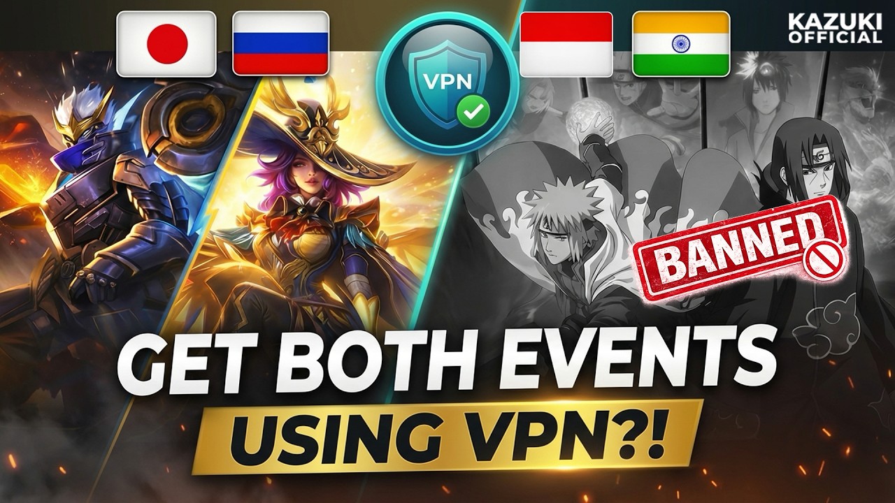 HOW TO ACCESS THE BOUNTY HUNTER EVENT USING VPN | NARUTO IS BANNED