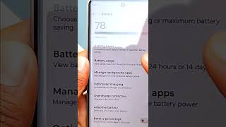 🔋🫣 motorola g85 5g mobile battery 🤫setting #shorts 🔋✅