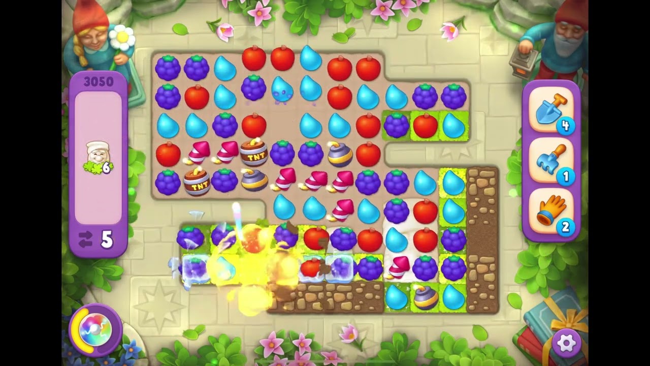 Gardenscapes Level 3050 - No Boosters