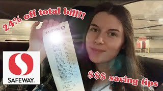 Tips to help you SAVE MONEY at Safeway - Grocery shopping on a budget 🤑