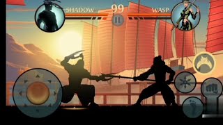 //shadow fight 2// shadow vs wasp {android gameplay}