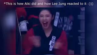 Aiki and Lee Jung imitates each other at SWF Concert, they so funny  😂😂😂