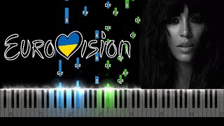 Loreen - Tattoo | Sweden 🇸🇪 | Grand Final | Eurovision 2023 Piano Tutorial Resimi