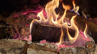 Crackling Fireplace : Pure wood fire and soothing sounds for sleeping, studying and calming stress