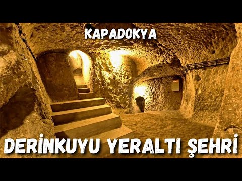Derinkuyu Yeraltı Şehri - Kapadokya Yeraltı Şehirleri - Derinkuyu Underground City Cappadocia Turkey
