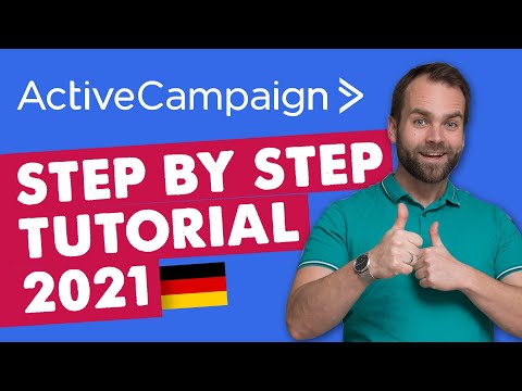 Active Campaign Tutorial Deutsch 2022 | Newsletter & Automation mit Active Campaign erstellen