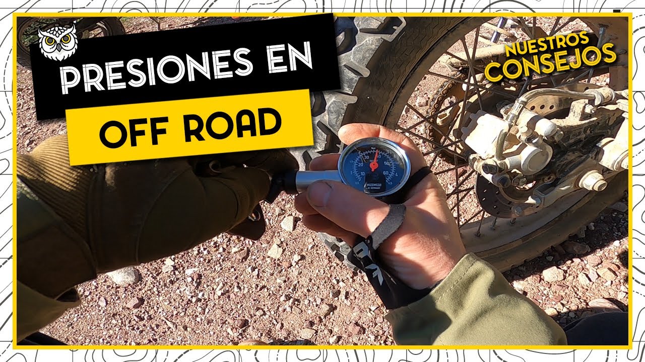 ¿Qué PRESIONES llevar en los neumáticos de tu moto?