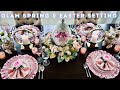 New 2023 decorate with me spring vs easter tablescape ideas decoratewithme
