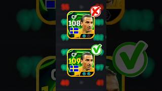 Ibrahimovic 109 Training 🔥 #efootball #efootball2026 #shorts #shortvideo #viral#trending