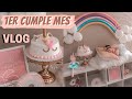 CUMPLE MES DE MI BEBÉ #1 | VLOG | SESIÓN DE FOTOS UNICORNIO