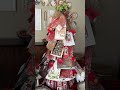 Christmas Tree Made With Greeting Cards #decoracaodenatal #christmasdecor