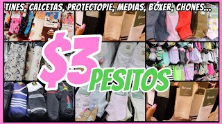 ¡Bajaron todos los precios! Tines, calcetines, protectopie, medias de red y calzones en AMONE