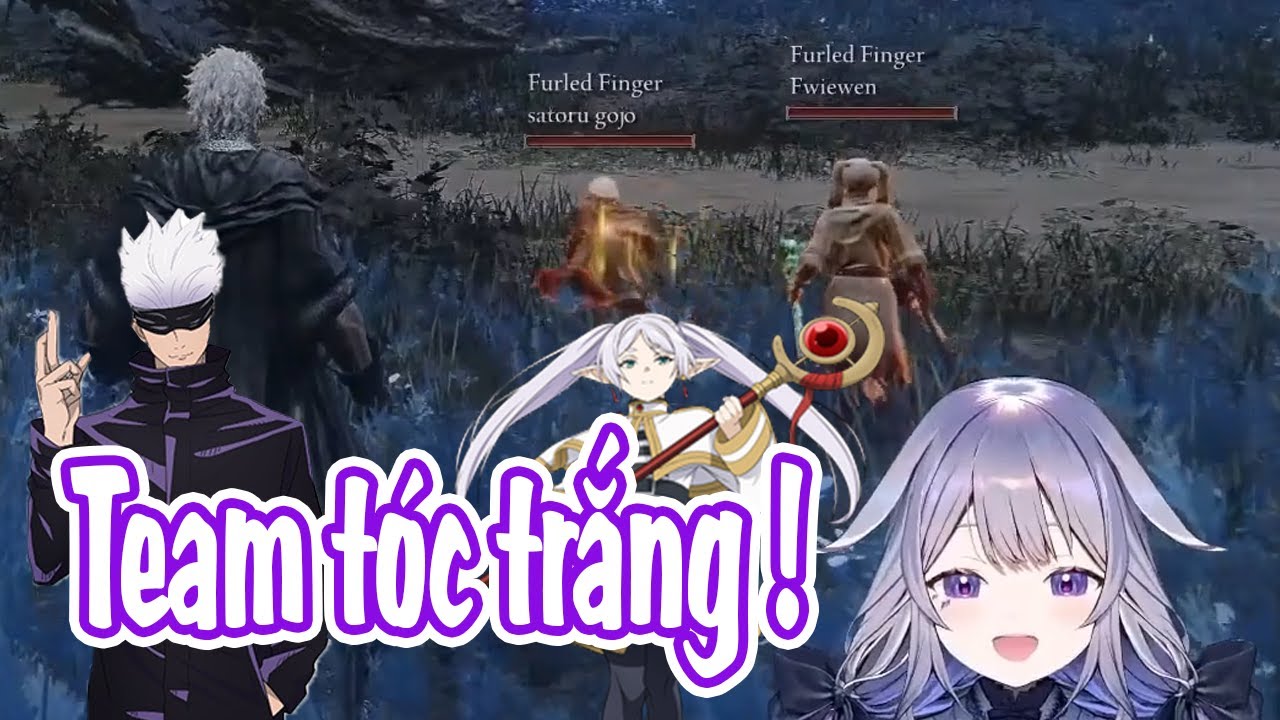 [Hololive Vietsub] Bijou được Frieren và Gojo hỗ trợ đánh boss