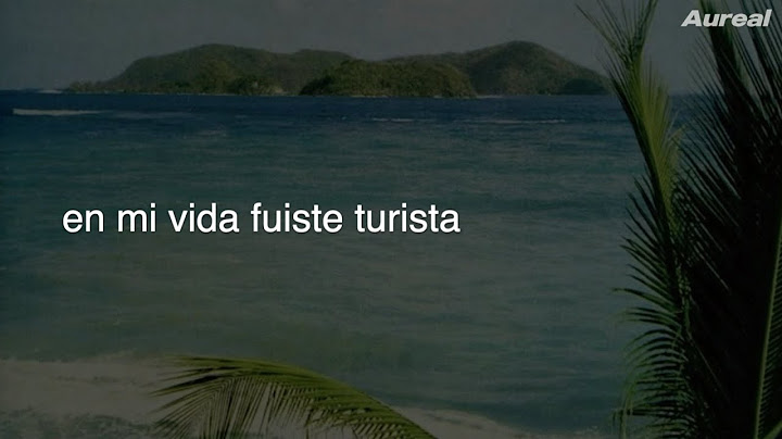 Bad Bunny - TURiSTA (Letra/Lyrics)