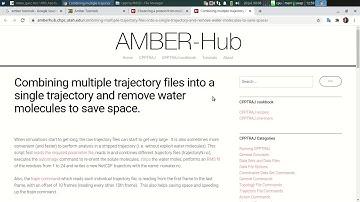 AMBER19 Cluster Analysis with CPPTRAJ - ssRNA (script in description)
