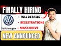 Finally Volkswagen Mass Drive Announced | Off Campus Hiring 2026, 2025 Batch | Fresher Jobs