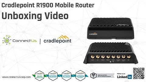Cradlepoint R1900 Router Unboxing | Rugged 5G in Vehicle Connectivity