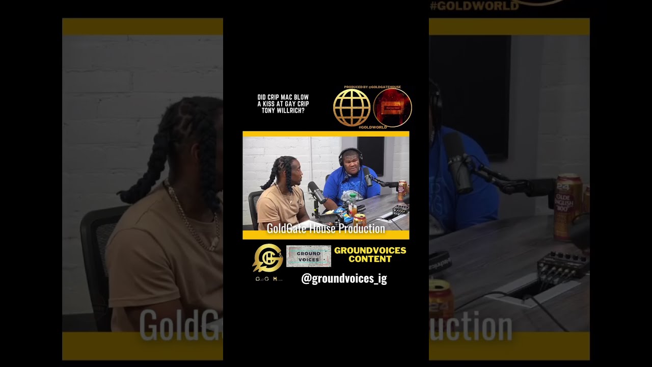 Did Crip Mac Blow A Kiss At Gay Tony Willrich 