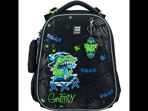 Рюкзак шкільний каркасний Kite Education Roar, 130-145 см, (K24-531M-5), відео 1
