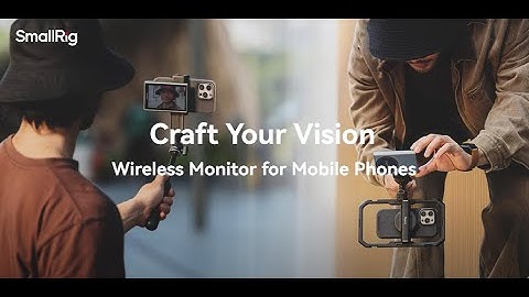 Wireless Video Monitor for Phone (Vlog Kit)
